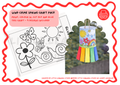 Spring Wind Chime Craft for Kids (Printable Colour, Cut & Create Activity)